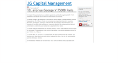 Desktop Screenshot of jgcapital.com